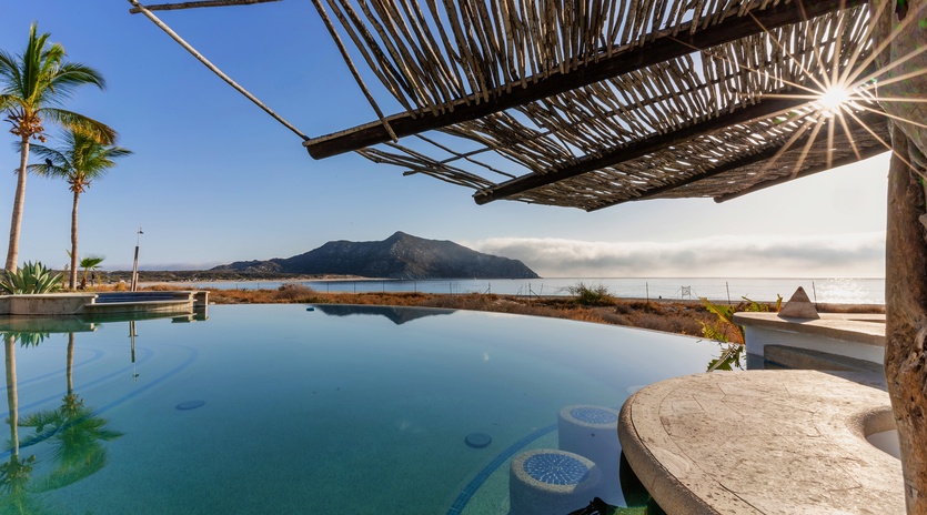 Gorgeous poolside with ocean views