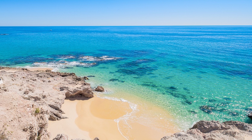 Gorgeous sunny beach