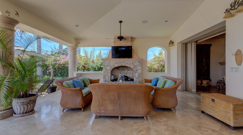 Outdoor seating area