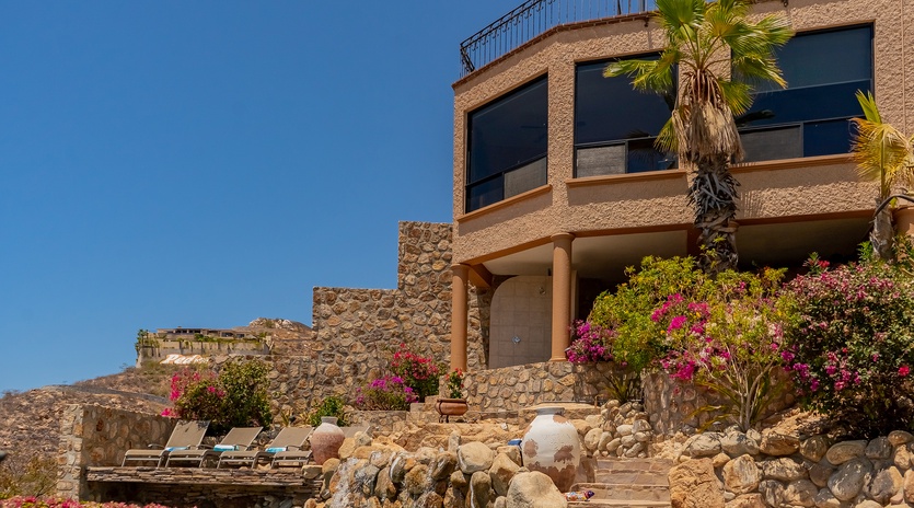 Beautiful villa exterior