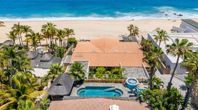 Aerial ocean view