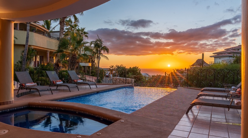 Sunset ocean views