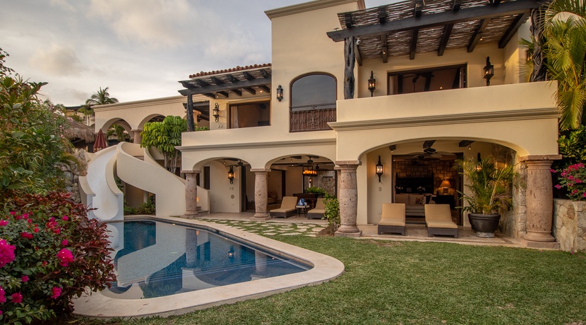 Poolside views of exterior