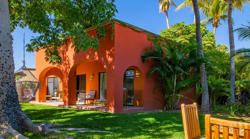 Exterior view of villa