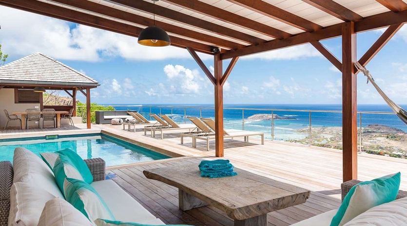 Terrace at WV ZUL, Vitet, St. Barthelemy