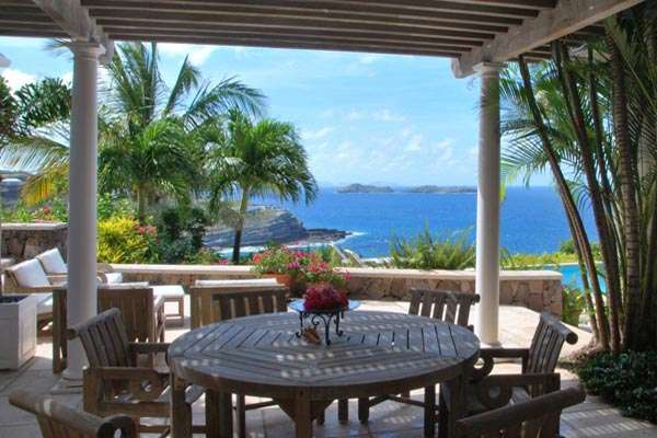 Dining Room at WV BEV, Mont Jean, St. Barthelemy
