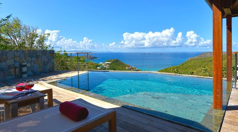 Villa Pool at WV MJS, Flamands, St. Barthelemy