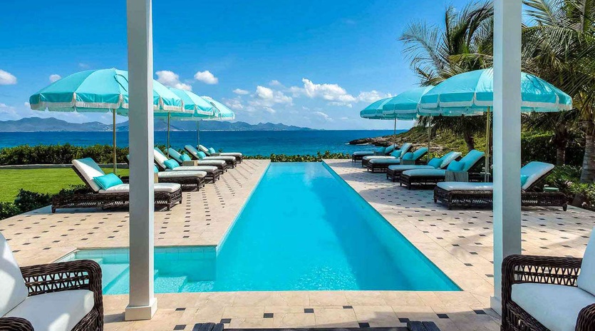 Villa Pool at AXA TNM, Elsie Bay, Anguilla