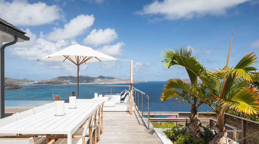 The view from WV CAA, Pointe Milou, St. Barthelemy