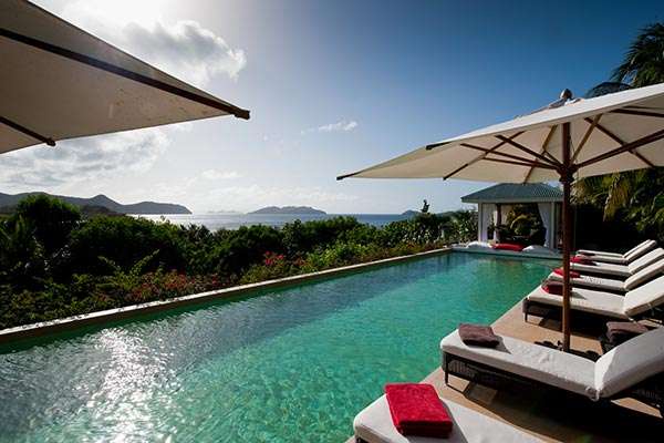 Villa Pool at WV CML, Camaruche, St. Barthelemy