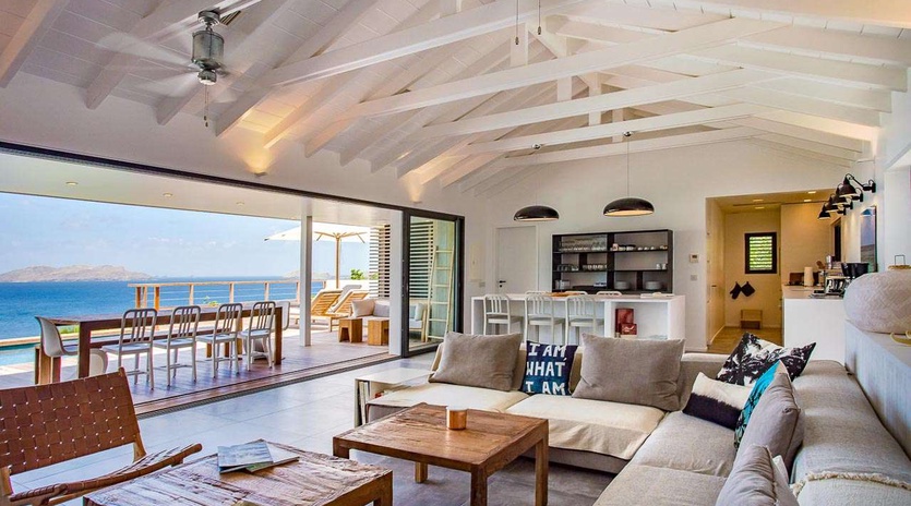 Interior of WV SUM, Pointe Milou, St. Barthelemy