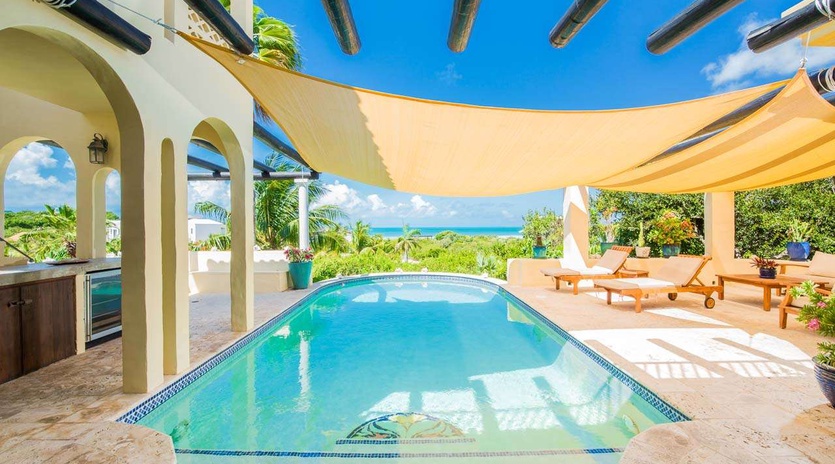 Villa Pool at TC JSM, Ocean Pt/Taylors, Turks & Caicos
