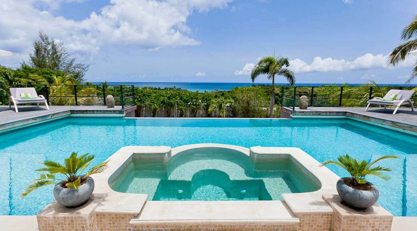 Villa Pool at SXM GSL, Hillside/Terres Basses, St. Martin