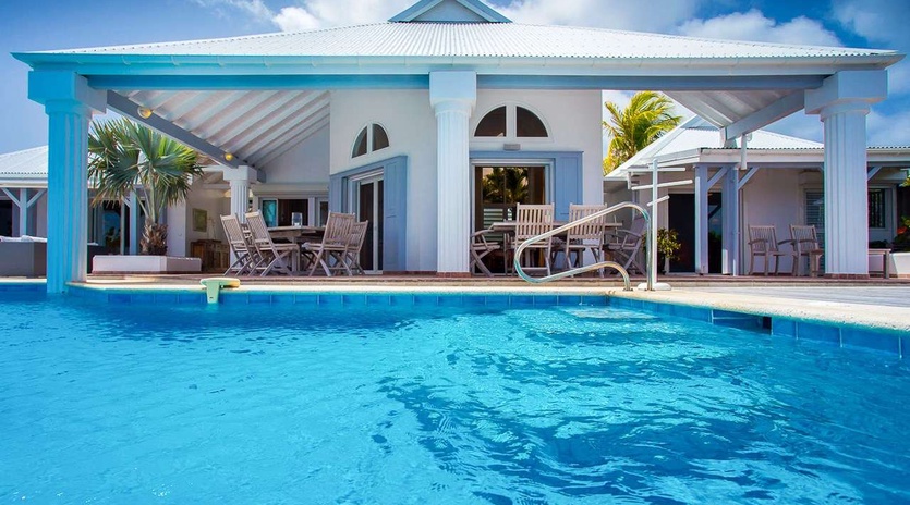 Villa Pool at WV FRE, Pointe Milou, St. Barthelemy