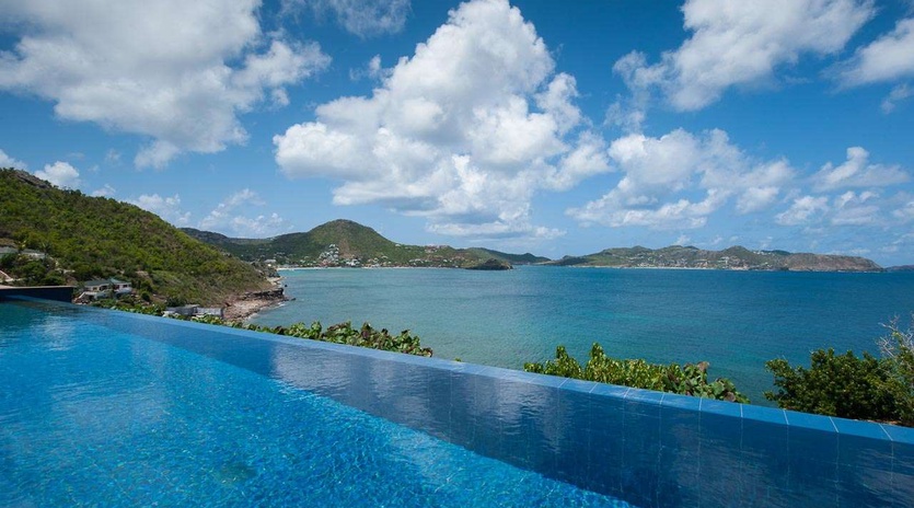 The view from WV VPM, Pointe Milou, St. Barthelemy