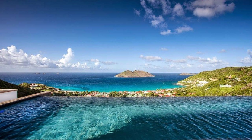 The view from WV WAY, Colombier, St. Barthelemy