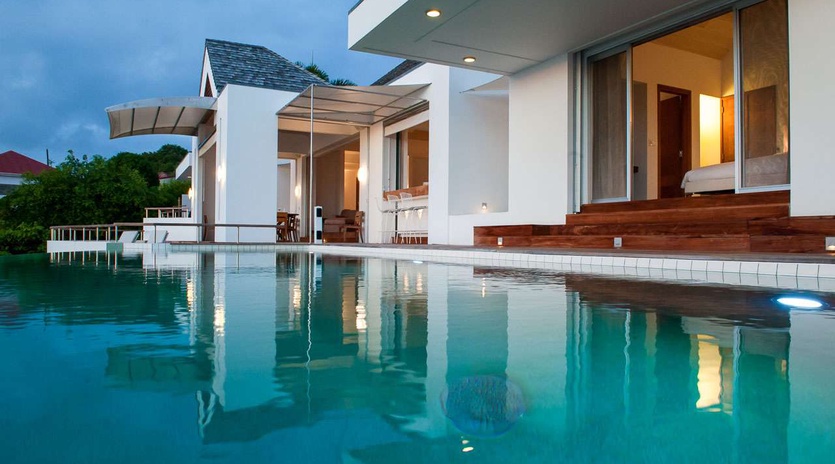 Villa Pool at WV LAM, Gustavia, St. Barthelemy