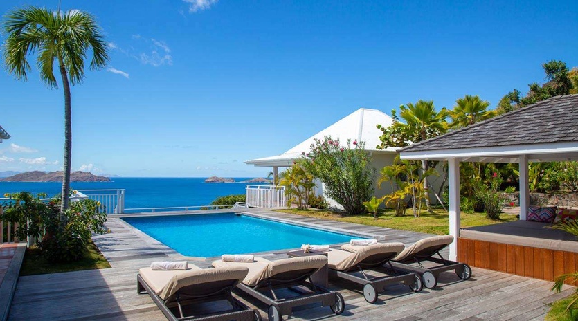 Deck at WV CAR, Lorient, St. Barthelemy