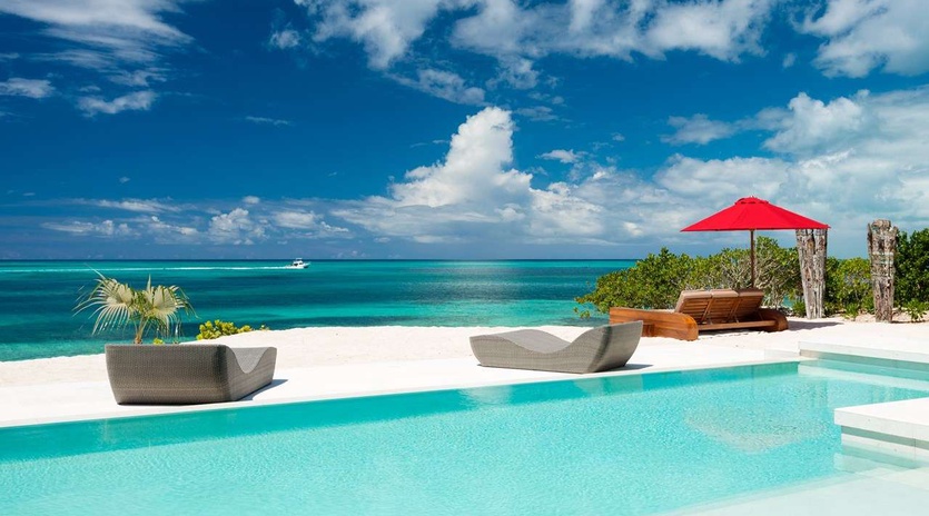 Villa Pool at PL KAN, Grace Bay Turtle Cove, Turks & Caicos