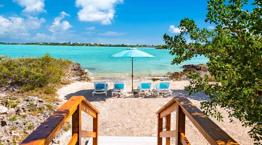 Beach at IE BCT, Chalk Sound/Taylors, Turks & Caicos