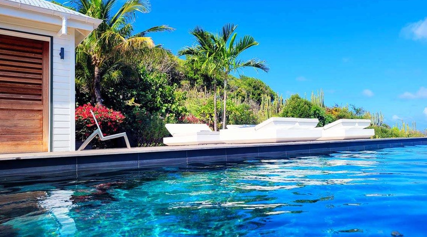 Villa Pool at WV CRK, Petit Cul de Sac, St. Barthelemy