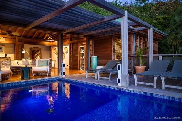 Villa Pool at WV AMA, Pointe Milou, St. Barthelemy