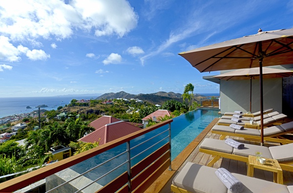 Deck at WV EDU, Lurin, St. Barthelemy