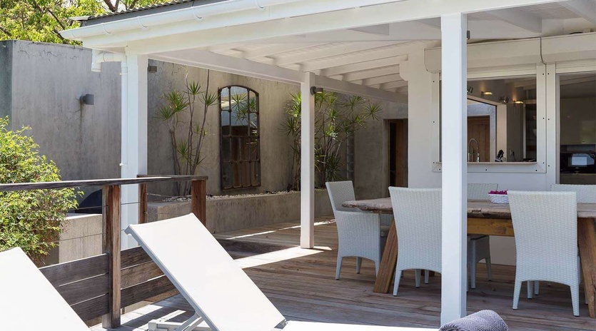 Deck at WV RIV, Flamands, St. Barthelemy