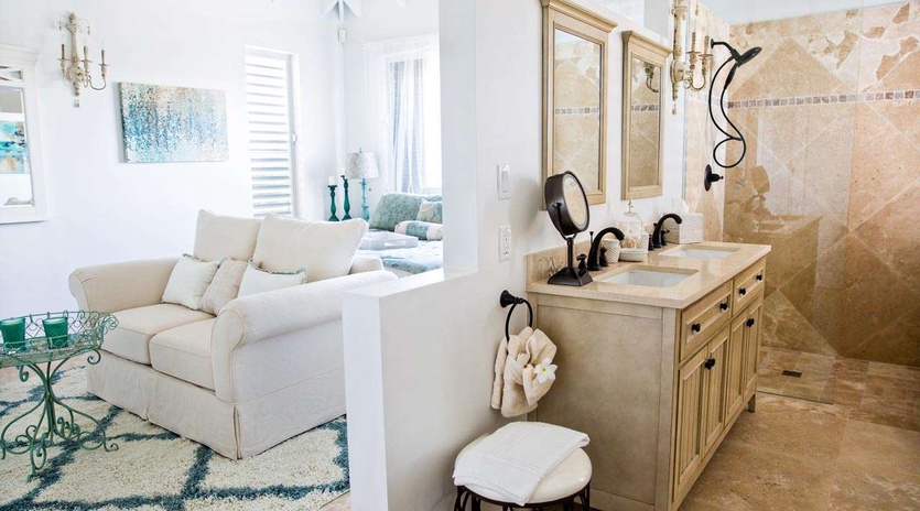 Bathroom at TC PW, Long Bay Beach, Turks & Caicos