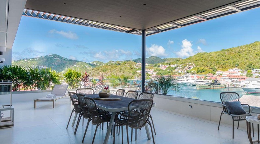 Terrace at WV PTG, Gustavia, St. Barthelemy