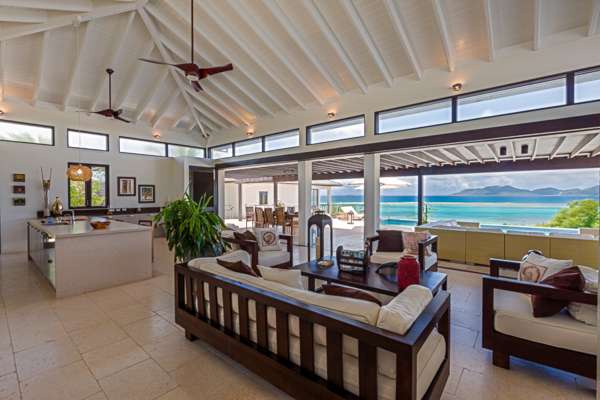 Living Room at AXA KAM3, Little Harbour, Anguilla