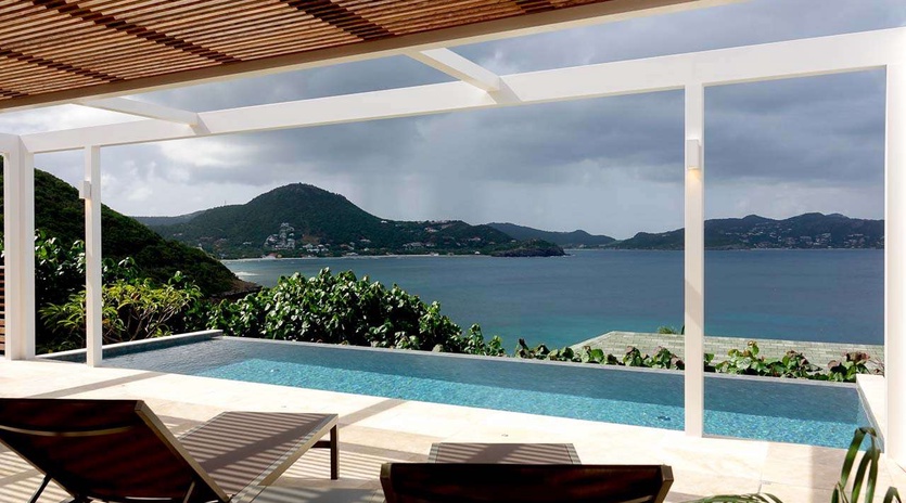 Terrace at WV ARK, Pointe Milou, St. Barthelemy