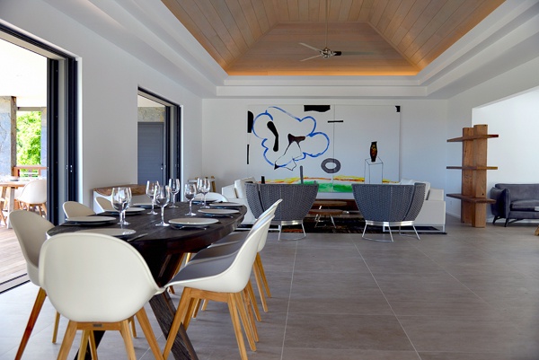 Dining Room at WV APK, Flamands, St. Barthelemy