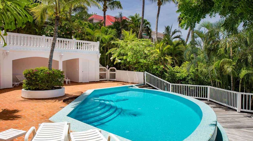 Villa Pool at WV LKJ, Gustavia, St. Barthelemy