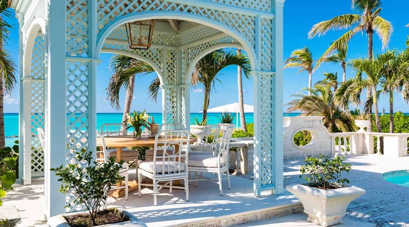Gazebo at PL CP, Grace Bay/Leeward, Turks & Caicos