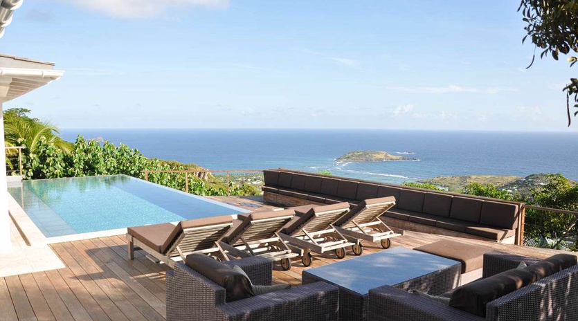 Deck at WV TED, Vitet, St. Barthelemy