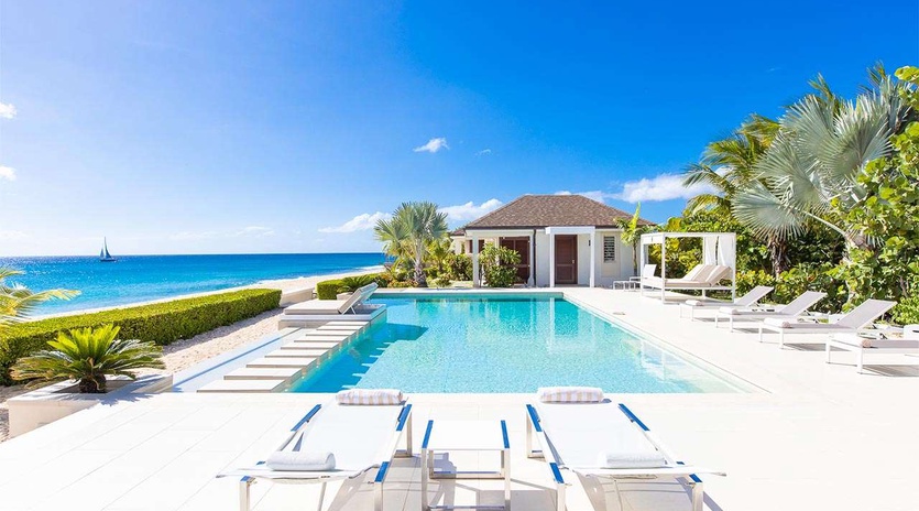 Villa Pool at PIE TNS, Beach Side/Baie Longue, St. Martin
