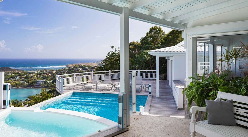 Villa Pool at WV MLA, Marigot, St. Barthelemy