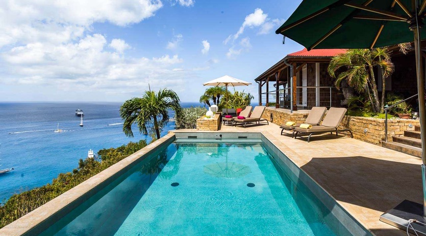 Villa Pool at WV KAN, Colombier, St. Barthelemy