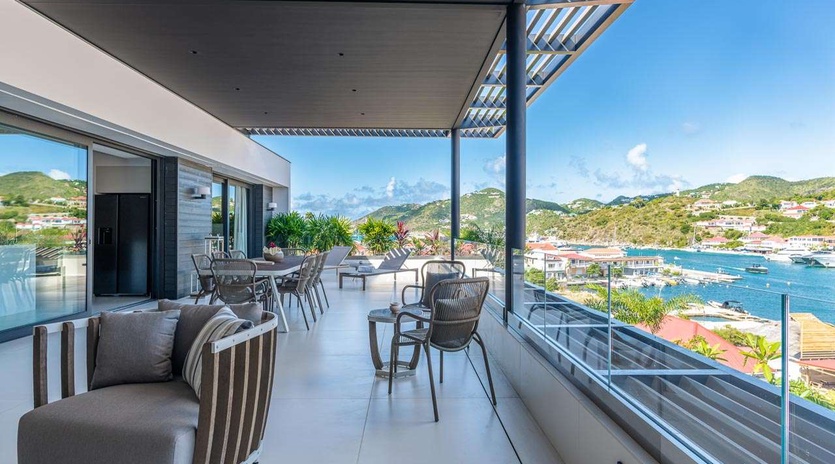 Terrace at WV PTG, Gustavia, St. Barthelemy