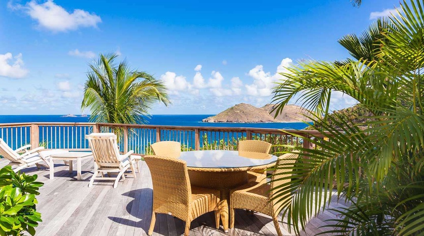 Deck at WV ACI, Flamands, St. Barthelemy