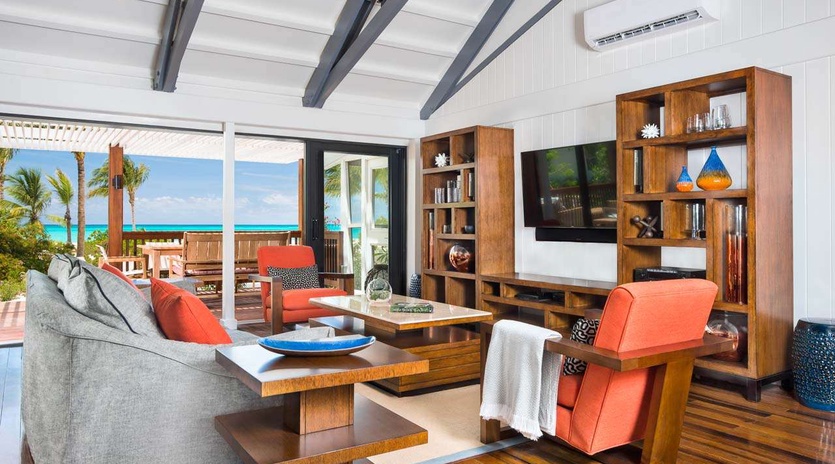Living Room at PL BHH, Grace Bay/Leeward, Turks & Caicos