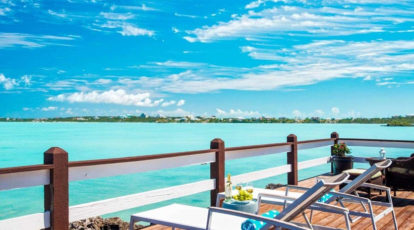 Terrace at IE BAS, Chalk Sound/Taylors, Turks & Caicos