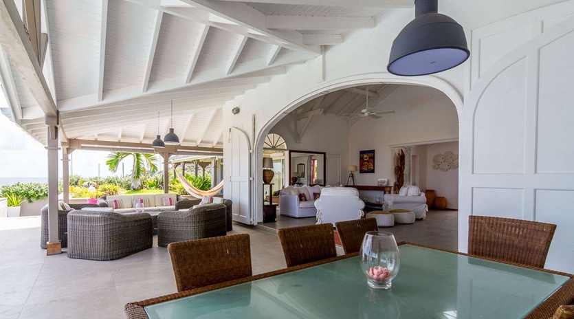 Dining Room at WV SUN, Petit Cul de Sac, St. Barthelemy