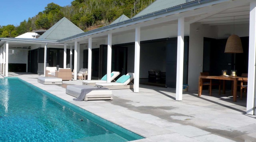 Villa Pool at WV BBS, St. Jean, St. Barthelemy