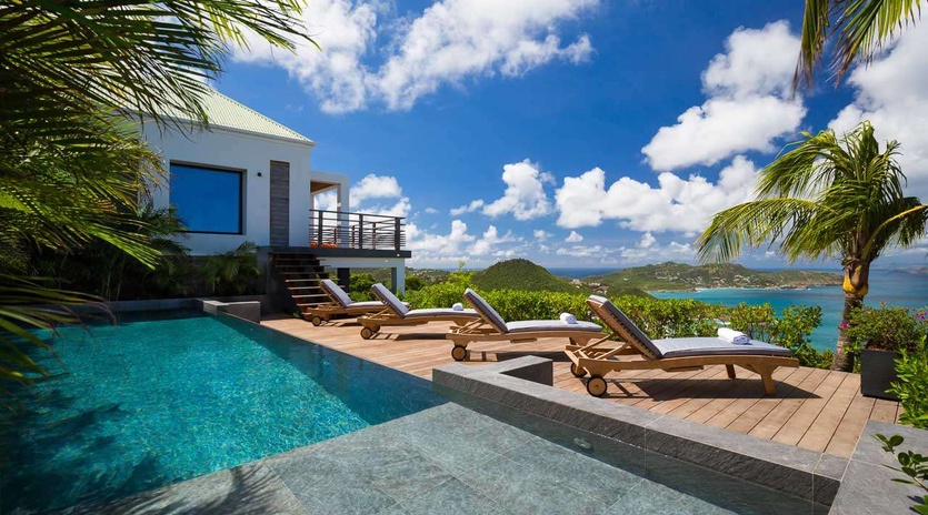 Villa Pool at WV CLM, Vitet, St. Barthelemy