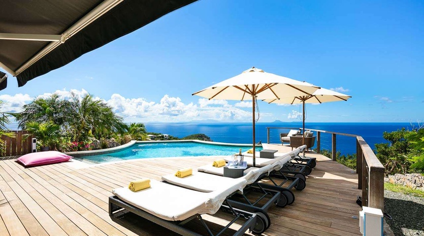 Deck at WV GGL, Gouverneur, St. Barthelemy