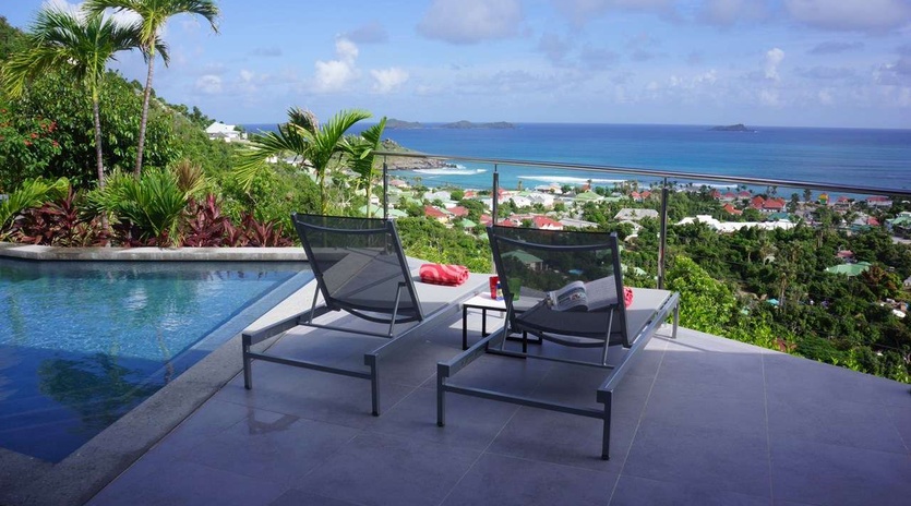 The view from WV CLR, Lorient, St. Barthelemy