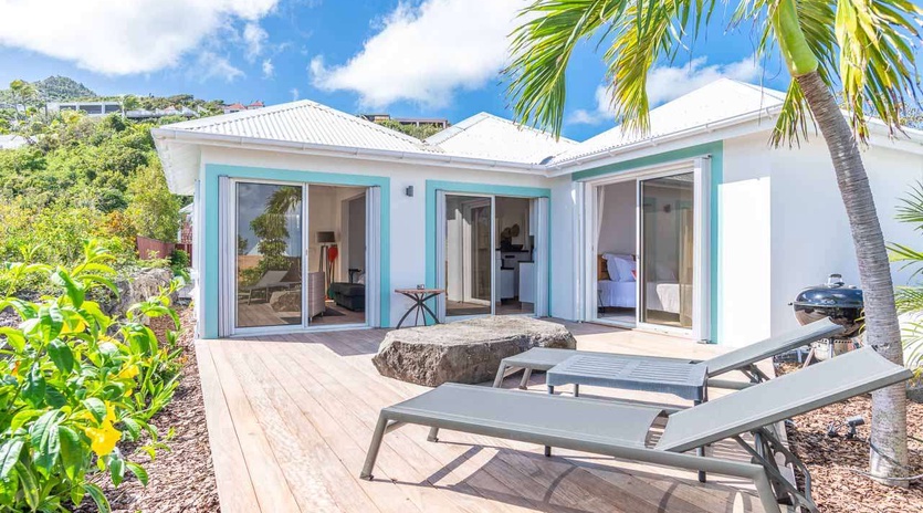 Deck at WV STC, Camaruche, St. Barthelemy