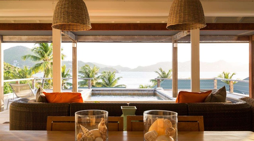 Interior of WV BOU, Pointe Milou, St. Barthelemy